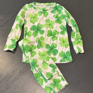 Bums and Roses Happy Go Lucky Pajama Set 2T